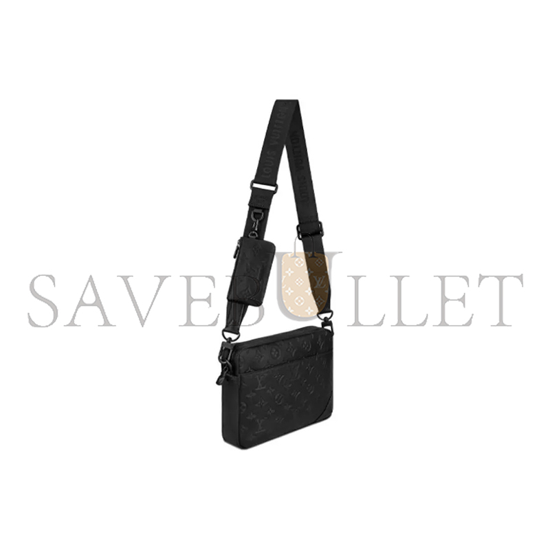 l0*is V*t0n embossed leather and cowhide messenger bag shoulder crossbody bag m46602 (25*18.5*7cm)